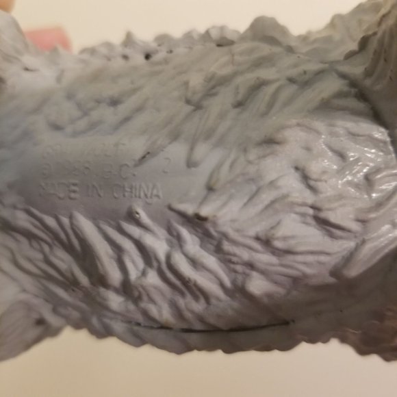 Lot of 9 Plastic Vintage Heavy Duty Animals Wolf Elephant Giraffe Anteater Tiger - Picture 8 of 15